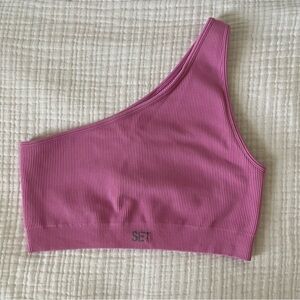 Set Active One Shoulder Top